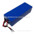15.6Ah rechargeable 7S6P 18650 lithium ion battery pack, 24V for wireless monitoring device